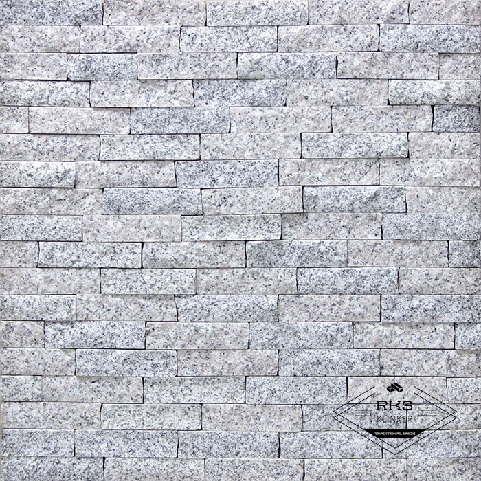 Фасадный камень Полоса - Гранит Белла Уайт Микс в Воронеже